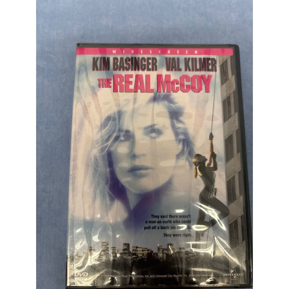 Universal The Real McCoy DVD Kim Basinger Val Kilmer PG-13 Good Widescreen Crime